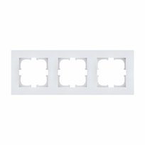 Ramka potrójna seria Karell biała Exen