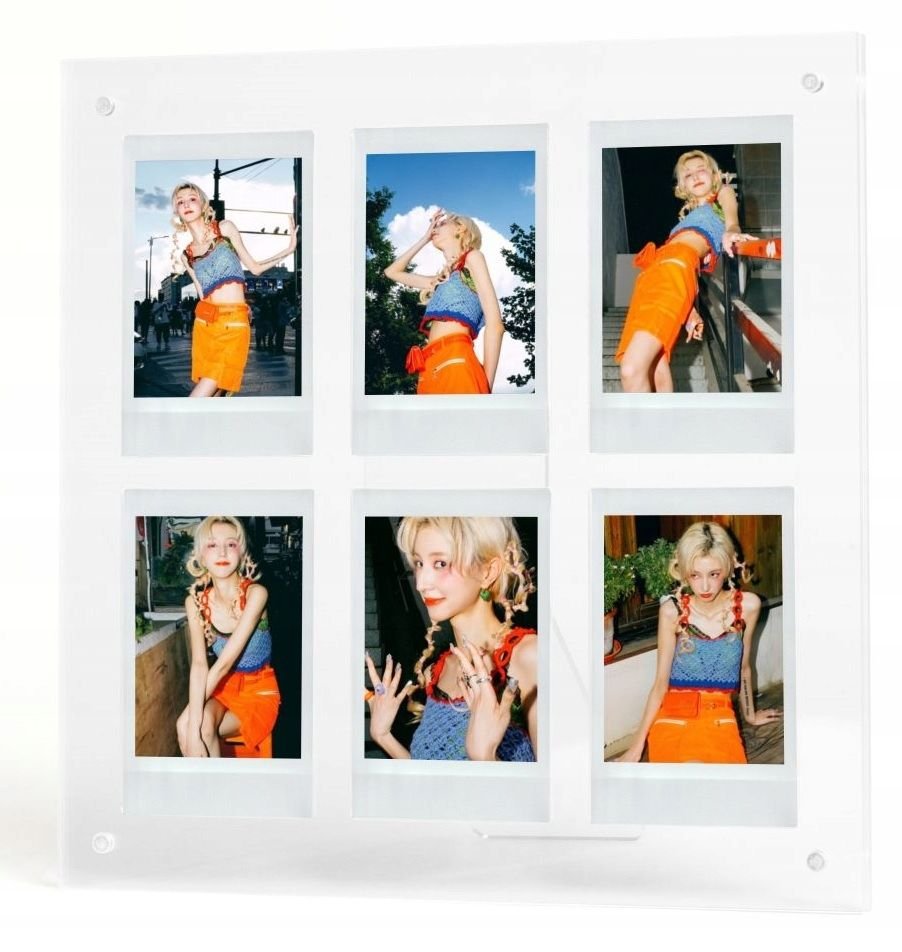 Ramka Stojąca Na 6 Zdjęć Do Fujifilm Instax Mini / Xiaomi / Polaroid / Canon / Hp / Kodak Zink