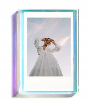 Ramka Stojąca Na Zdjęcie Od Fuji Instax Mini / Polaroid / Kodak / Hp / Xiaomi / Canon / Zink - Przezroczysta - Mieniąca - LOVEINSTANT