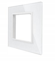 RAMKA SZKLANA GNIAZDKO GNIAZDO SZKLANE biała 1