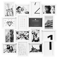 Ramki na zdjęcia ATMOSPHERA, czarna, 16 elementów