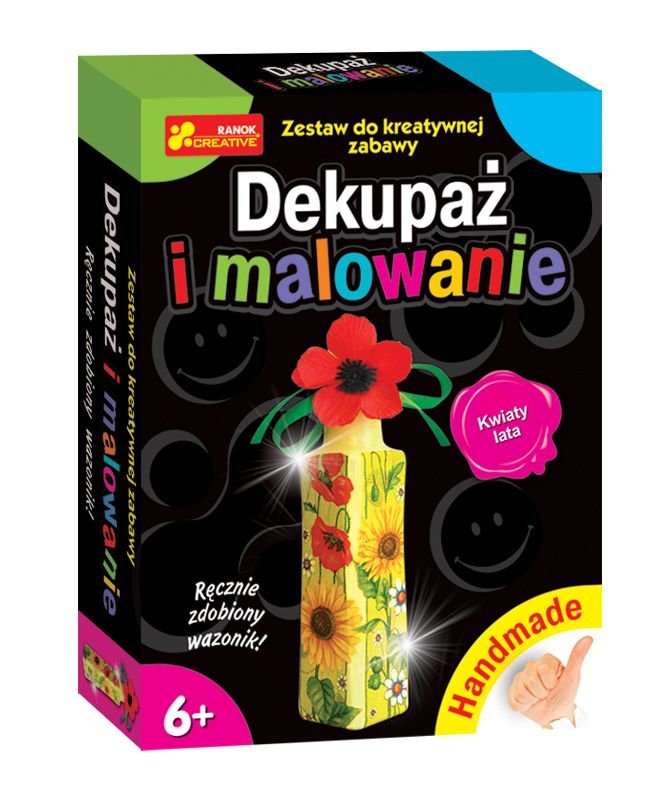 Ranok-Creative, Dekupaż i malowanie, Kwiaty lata