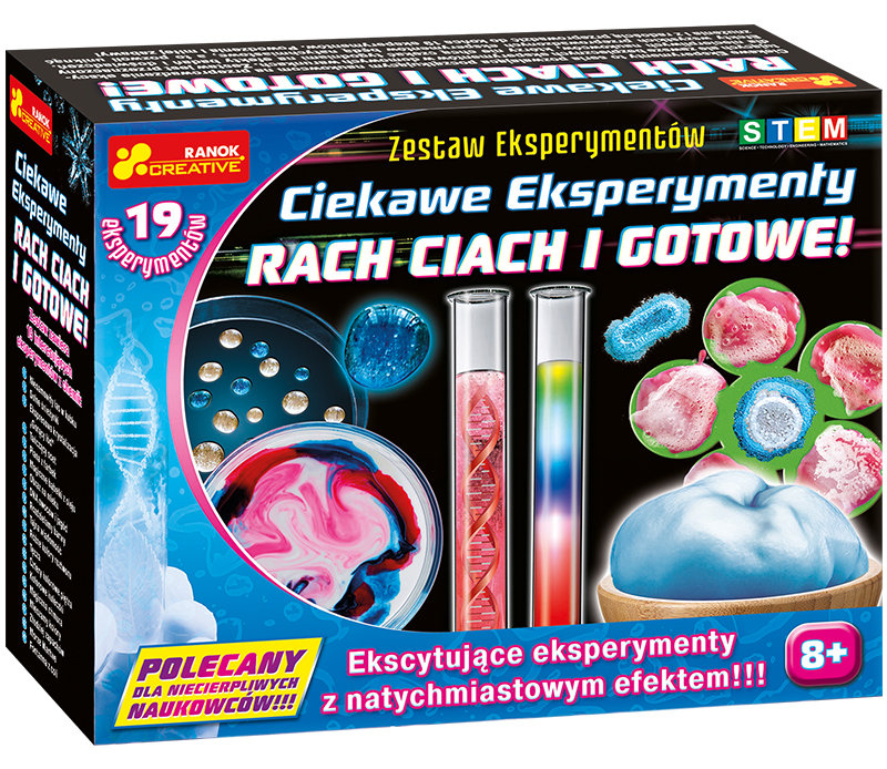 Ranok-Creative, zestaw do eksperymentów Rach Ciach i gotowe
