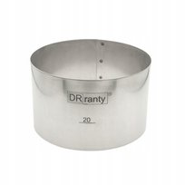Rant Opaska Do Pieczenia Tortu Stały Dorosiowe Ranty 20Cm H12Cm