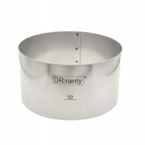 RANT OPASKA DO PIECZENIA TORTU STAŁY DOROSIOWE RANTY 22cm H12cm