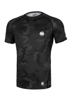 Rash Guard NET CAMO NEW LOGO 2 All Black Camo 3XL - Pitbull West Coast