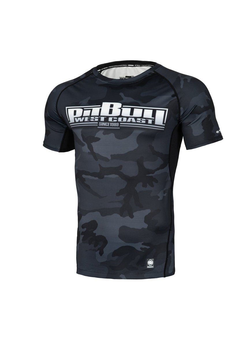 Rashguard fitted BOXING Czarne Camo 3XL Pitbull West Coast Sport