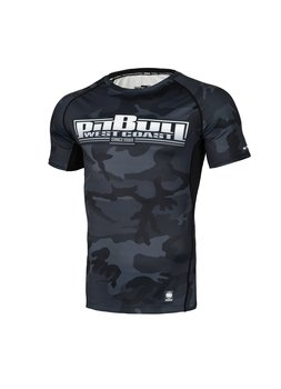 Rashguard fitted BOXING Czarne Camo 3XL - Pitbull West Coast