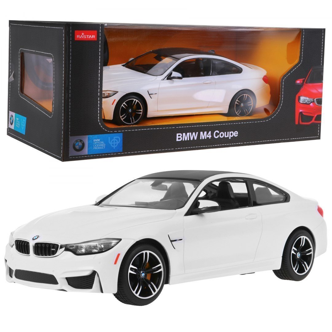 Rastar, auto zdalnie sterowane samochód R/C BMW M4 Coupe Biały 1:14 ...