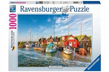 RAV puzzle 1000 Kolorowy port w Niemczech 17092, RAVENSBURGER, 205576. - Ravensburger