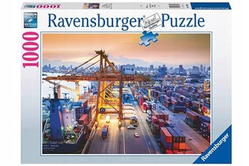 RAV puzzle 1000 Port kontenerowy w Hamburgu 17091, RAVENSBURGER, 205577. - Ravensburger