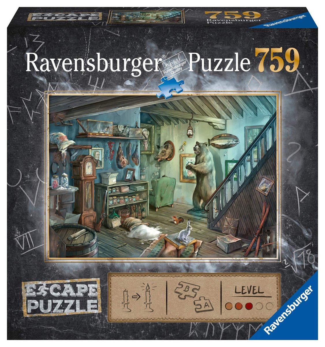 Escape puzzle - La cave de la terreur - Ravensburger - Puzzle Escape Game 759 pi