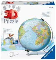 Ravensburger, puzzle 3D, Dziecinny globus, 540 el.