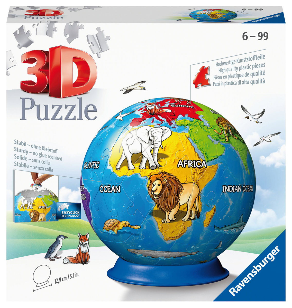 Puzzles 3D – Puzzles 3D pour Adultes – LED – Éducatif – Détente – Maquette  – Tour
