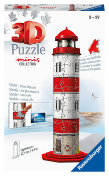 Ravensburger, puzzle 3D, Mini budynki, Latarnia Morska, 54 el. - Ravensburger