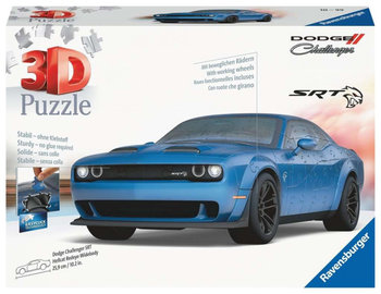 Ravensburger, Puzzle 3D, Pojazdy, Dodge Challenger Hellcat Wideb, 163 el. - Ravensburger