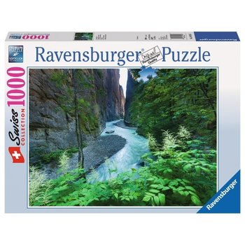 Ravensburger, puzzle, Aareschl ut w Szwajcarii, 1000 el. - Ravensburger