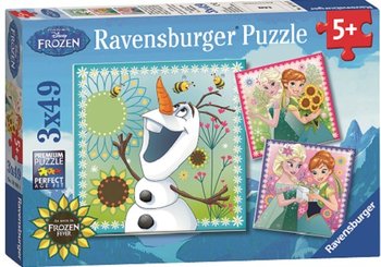 Ravensburger, puzzle, Disney, Frozen Gorączka Lodu, 3x49 el. - Ravensburger