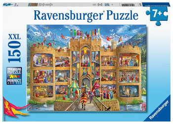 Ravensburger, puzzle, dla dzieci XXL Widok na zamek rycerski, 150 el. - Ravensburger
