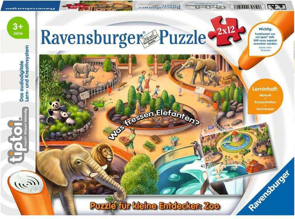 Ravensburger - Puzzle 2x12 Pezzi Sam il Pompiere | bXBl