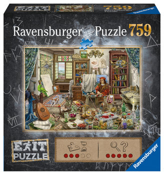 Ravensburger, puzzle, Exit, Studio artysty, 759 el. - Ravensburger