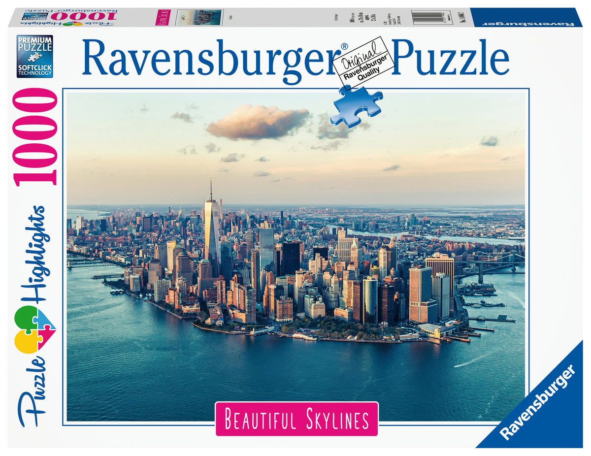 Ravensburger, puzzle, Highlights, Nowy Jork, 1000 el.
