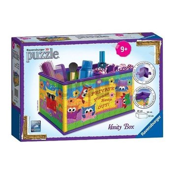 ravensburger, puzzle Kuferek na skarby sowy