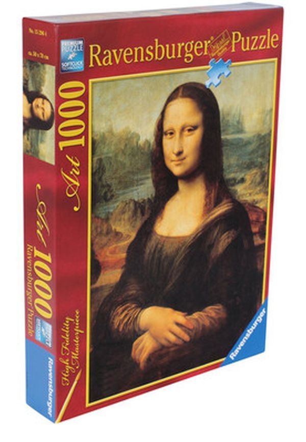 Ravensburger, puzzle, Leonardo Da Vinci Mona Lisa, 1000 el.