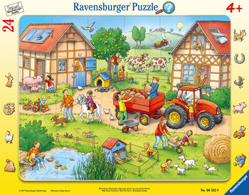 Ravensburger, puzzle, Moja mała farma w ramce, 24 el. - Ravensburger