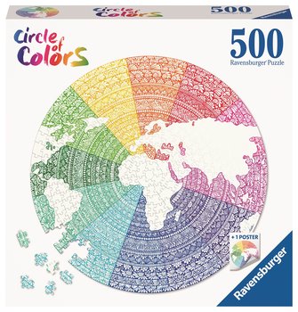 17170 - Puzzles adultes - Puzzle rond 500 pièces - Océan (Circle of Colors)