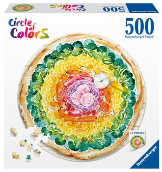 Ravensburger, puzzle, Paleta kolorów, Pizza, 500 el. - Ravensburger