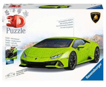 Ravensburger, puzzle, Pojazdy, Lamborghini Huracan Evo Verde, 140 el. - Ravensburger