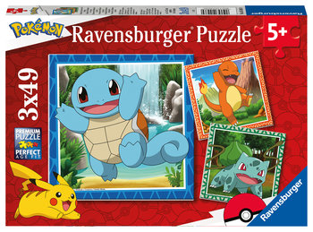 Ravensburger, puzzle, Pokemony, 3x49 el. - Ravensburger