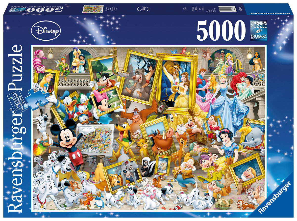 Ravensburger, puzzle, Postacie Disney, 5000 el.