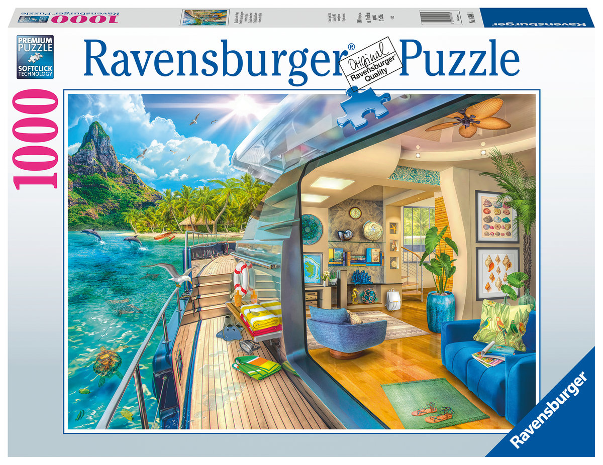 Фото - Пазли й мозаїки Ravensburger , puzzle, Rejs w tropiki, 1000 el. 