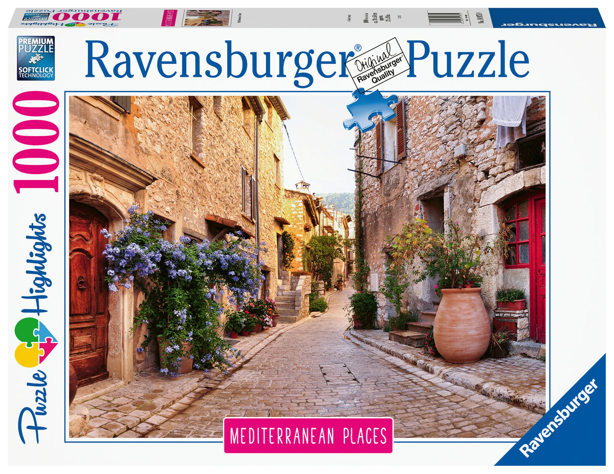 Ravensburger, puzzle, Śródziemnomorska Francja, 1000 el.