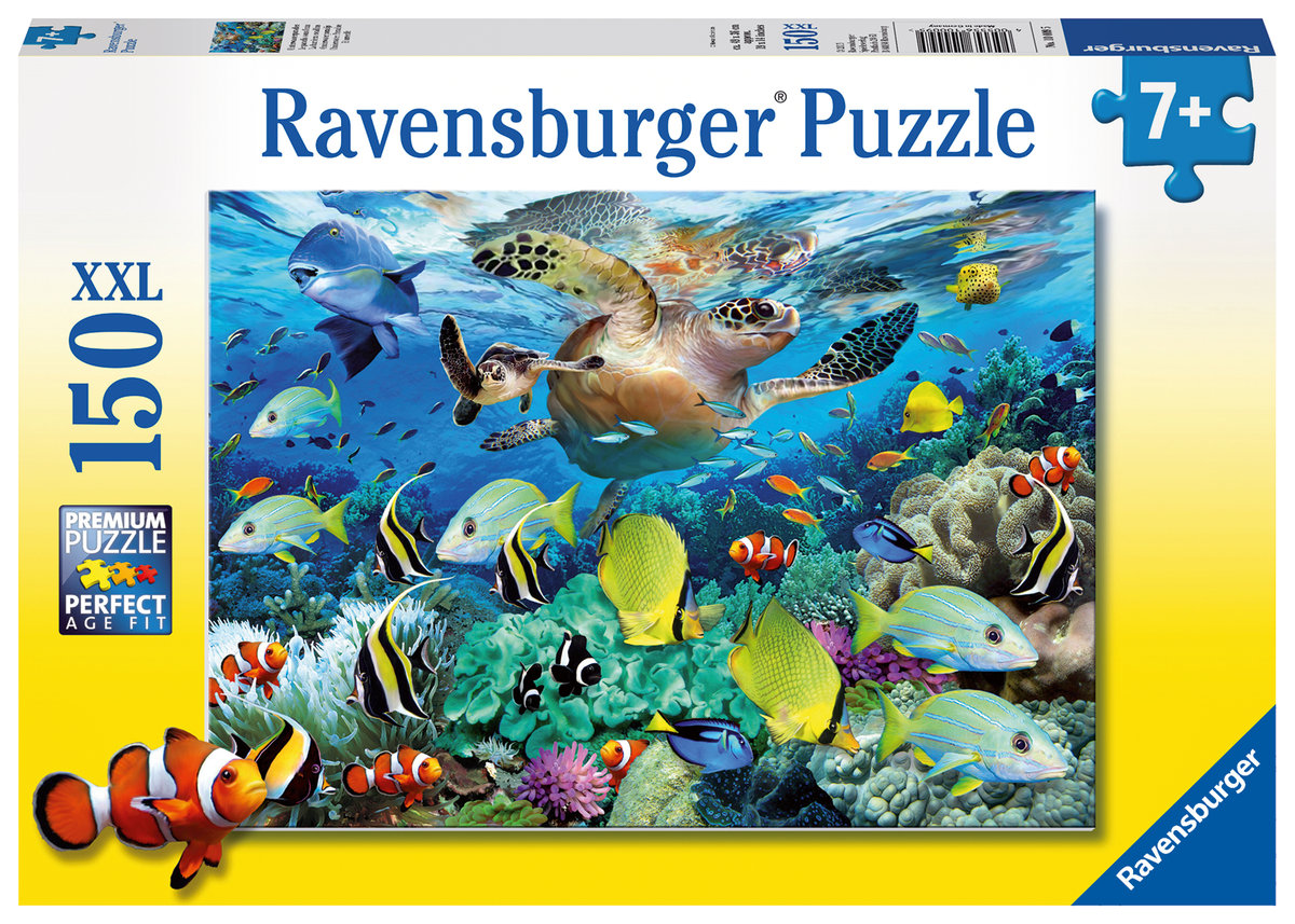 Ravensburger, puzzle, XXL, Podwodny raj, 150 el.