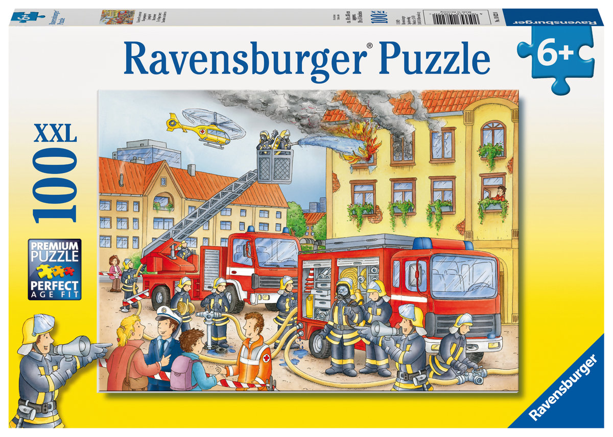 Ravensburger, puzzle, XXL, Straż pożarna, 100 el.