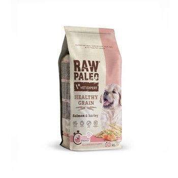 Raw Paleo Healthy Grain Puppy Salmon Barley Sucha Karma Z Łososiem Dla Szczeniąt 10kg - RAW PALEO