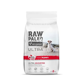 Raw Paleo Ultra Beef Mini Puppy 2kg Sucha Karma z Wołowiną Dla Szczeniąt Ras Małych - RAW PALEO