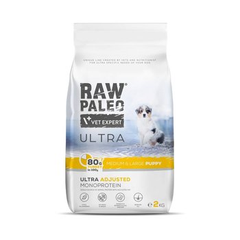 Raw Paleo Ultra Turkey Medium & Large Puppy 2kg Monoproteinowa Sucha Karma Z Indykiem Dla Szczeniąt - RAW PALEO