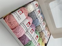 Rayher Zestaw Bawełnianych Kordonków Pastel 12×20g