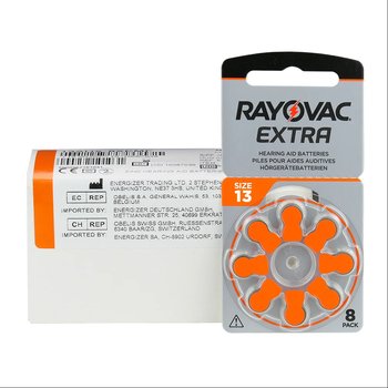 RAYOVAC 13 / PR48 - 80 szt. Baterie do aparatów słuchowych - Rayovac