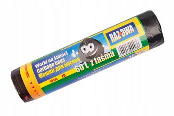 RAZ-DWA - Worki z taśmą czarne  60L a'10 - Service Pack