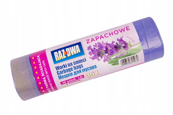 RAZ-DWA - Worki z taśmą fioletowe lawenda 35L a'15 - Service Pack
