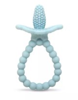 Razbaby Soczysta Malina Plus Gryzak Silikonowy Błękitny