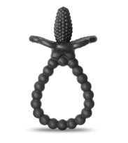 Razbaby Soczysta Malina Plus Gryzak Silikonowy Czarny