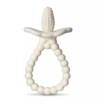 Razbaby Soczysta Malina Plus Gryzak Silikonowy Kremowy