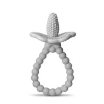 Razbaby Soczysta Malina Plus Gryzak Silikonowy Szary