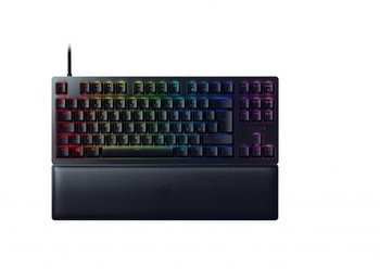 Razer Huntsman V2 Tenkeyless, Optical Gaming Keyboard, RGB LED light, Nordic, Black, Wired, Clicky Purple Switch - Razer